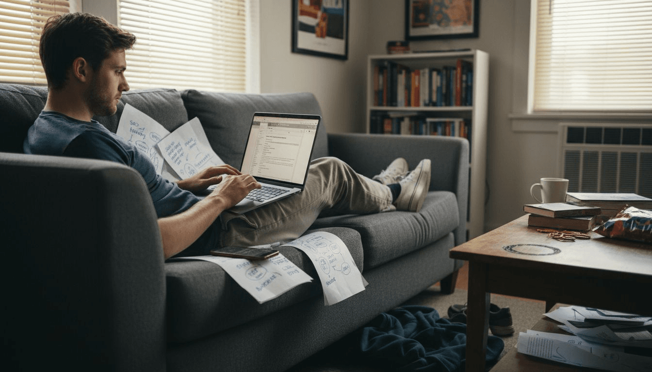 Marketer balancing content quality and volume drafts